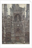 The Rouen Cathedral. The portal as seen from the front, 1892 by Claude Monet