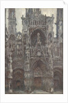 The Rouen Cathedral. The portal as seen from the front, 1892 by Claude Monet