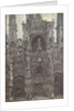 The Rouen Cathedral. The portal as seen from the front, 1892 by Claude Monet