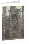 The Rouen Cathedral. The portal as seen from the front, 1892 by Claude Monet