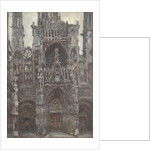 The Rouen Cathedral. The portal as seen from the front, 1892 by Claude Monet