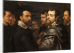 Self-Portrait in a Circle of Friends from Mantua, ca 1604 by Pieter Paul Rubens