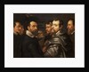 Self-Portrait in a Circle of Friends from Mantua, ca 1604 by Pieter Paul Rubens