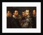 Self-Portrait in a Circle of Friends from Mantua, ca 1604 by Pieter Paul Rubens