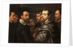 Self-Portrait in a Circle of Friends from Mantua, ca 1604 by Pieter Paul Rubens