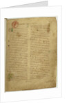 Historia Brittonum by Nennius. First page of manuscript, 11th century by Anonymous master
