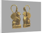Earring in the Form of Griffin, 5th cen. BC by Scythian Art