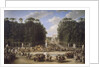 The marriage procession of Napoleon I and Marie-Louise crossing the Jardin des Tuileries on 2nd Apri by Étienne-Barthélémy Garnier