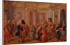 First Ennoblement of the Knights of the Order of Saint-Louis by Louis XIV in Versailles on 8 May 169 by François Marot