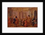 First Ennoblement of the Knights of the Order of Saint-Louis by Louis XIV in Versailles on 8 May 169 by François Marot