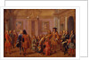 First Ennoblement of the Knights of the Order of Saint-Louis by Louis XIV in Versailles on 8 May 169 by François Marot