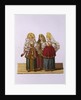 Costumes of Women and Maidens from Tver by Fyodor Grigoryevich Solntsev