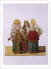 Costumes of Women and Maidens from Tver by Fyodor Grigoryevich Solntsev