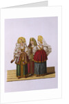 Costumes of Women and Maidens from Tver by Fyodor Grigoryevich Solntsev
