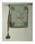 The Standard of Saint George of the His Majestys Life-Guards Cuirassier Regiment, c. 1830 by Banners and Standards Flags