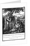 Rostislav Mstislavich finds the dying prince Izyaslav Davidovich. 1161 (From Illustrated Karamzin) by Boris Artemyevich Chorikov