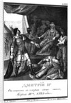 Dmitry avenged his fathers death by murdering Yury. 1325 (From Illustrated Karamzin), 1836 by Boris Artemyevich Chorikov