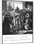The Coronation of Vladimir Monomakh, 1116 (From Illustrated Karamzin), 1836 by Boris Artemyevich Chorikov