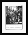 The Coronation of Vladimir Monomakh, 1116 (From Illustrated Karamzin), 1836 by Boris Artemyevich Chorikov
