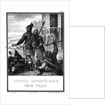 The Death of Prince Vasily Ivanovich Berezuysky. 1370 (From Illustrated Karamzin), 1836 by Boris Artemyevich Chorikov