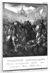 The pacification of Novgorodians. 1335 (From Illustrated Karamzin), 1836 by Boris Artemyevich Chorikov