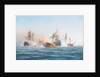 HMS Wachtmeister fighting against the Russian squadron on Juny 4, 1719, 1902 by Otto Ludvig Richarde