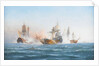 HMS Wachtmeister fighting against the Russian squadron on Juny 4, 1719, 1902 by Otto Ludvig Richarde