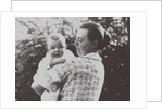 Hilde Mangold with her baby, 1924 by Anonymous