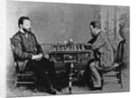 Mikhail Chigorin and William Steinitz in Havana, 1880, 1880 by Anonymous