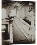 The Stroganov palace in Saint Petersburg. The grand staircase with lower vestibule, 1860s by Giovanni Bianchi