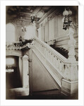 The Stroganov palace in Saint Petersburg. The grand staircase with lower vestibule, 1860s by Giovanni Bianchi