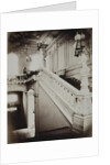 The Stroganov palace in Saint Petersburg. The grand staircase with lower vestibule, 1860s by Giovanni Bianchi