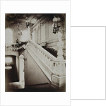 The Stroganov palace in Saint Petersburg. The grand staircase with lower vestibule, 1860s by Giovanni Bianchi