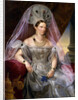 Portrait of Empress Alexandra Fyodorovna (Charlotte of Prussia), in kokoshnik, ca 1836 by Franz Krüger