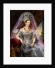 Portrait of Empress Alexandra Fyodorovna (Charlotte of Prussia), in kokoshnik, ca 1836 by Franz Krüger