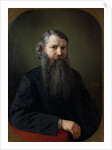 Portrait of Ivan Yegorovich Zabelin, 1871 by Vladimir Osipovich Sherwood