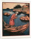 Illustration to the The Tale of the Fisherman and the Fish, 1933 by Ivan Yakovlevich Bilibin