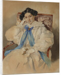 Portrait of Elizabeth Mikhailovna Khitrovo, 1838 by Pyotr Fyodorovich Sokolov