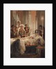 Tamara in the coffin. Illustration to the poem The Demon by Mikhail Lermontov, c. 1880 by Mihály Zichy
