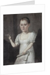 Portrait of the poet Mikhail Lermontov as Child, 1817-1818 by Anonymous