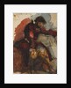 Illustration to the poem The Song of the Merchant Kalashnikov by M. Lermontov, 1880s by Mikhail Alexandrovich Vrubel