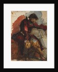 Illustration to the poem The Song of the Merchant Kalashnikov by M. Lermontov, 1880s by Mikhail Alexandrovich Vrubel