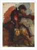 Illustration to the poem The Song of the Merchant Kalashnikov by M. Lermontov, 1880s by Mikhail Alexandrovich Vrubel