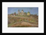 Tarkhany. View of the Church of the Archangel Michael, 1938 by Meer Michailovich Gokhstein