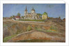 Tarkhany. View of the Church of the Archangel Michael, 1938 by Meer Michailovich Gokhstein