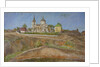 Tarkhany. View of the Church of the Archangel Michael, 1938 by Meer Michailovich Gokhstein
