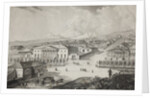 View of the hotel and the center of Pyatigorsk, Mid of the 19th century by Karl Petrovich Beggrov