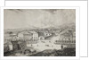 View of the hotel and the center of Pyatigorsk, Mid of the 19th century by Karl Petrovich Beggrov