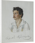 Portrait of the Decembrist Sergey Krivtsov, 1828 by Nikolai Alexandrovich Bestuzhev