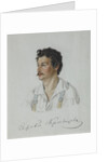 Portrait of the Decembrist Sergey Krivtsov, 1828 by Nikolai Alexandrovich Bestuzhev